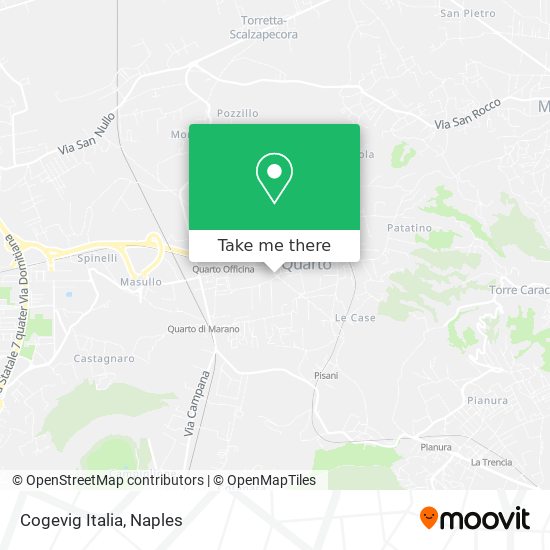 Cogevig Italia map