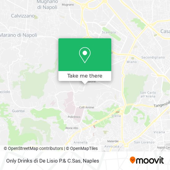 Only Drinks di De Lisio P.& C.Sas map