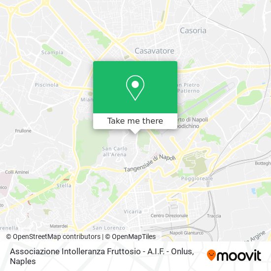 Associazione Intolleranza Fruttosio - A.I.F. - Onlus map