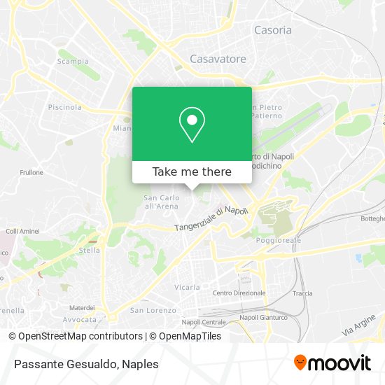 Passante Gesualdo map