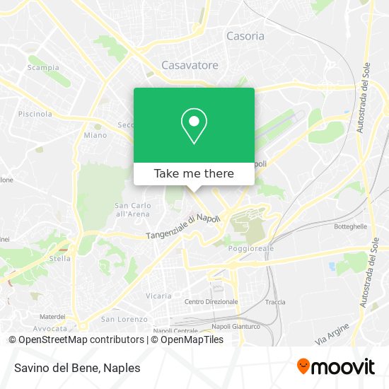 Savino del Bene map