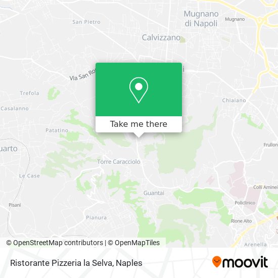 Ristorante Pizzeria la Selva map