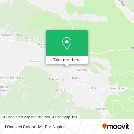 L'Oasi dei Golosi - Mr. Dar map