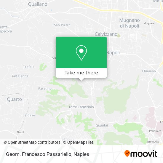 Geom. Francesco Passariello map