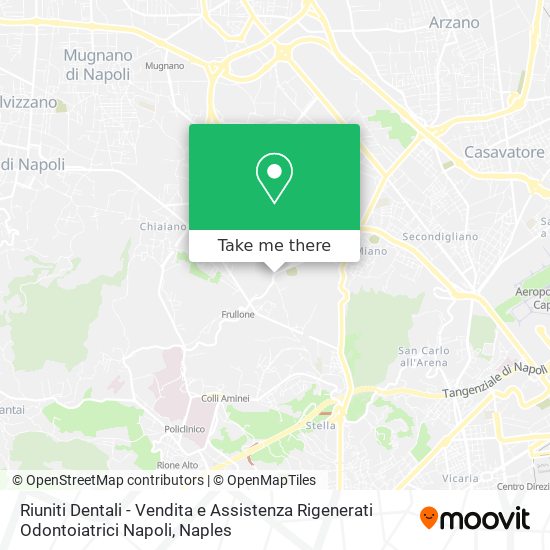 Riuniti Dentali - Vendita e Assistenza Rigenerati Odontoiatrici Napoli map