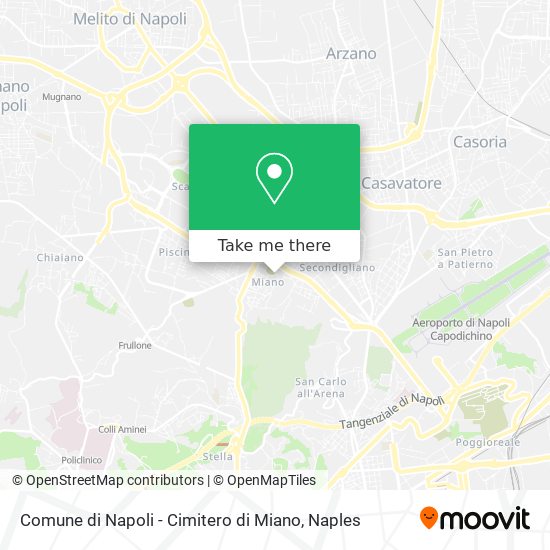 Comune di Napoli - Cimitero di Miano map