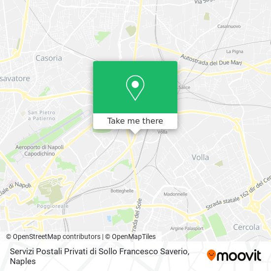 Servizi Postali Privati di Sollo Francesco Saverio map