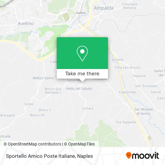 Sportello Amico Poste Italiane map