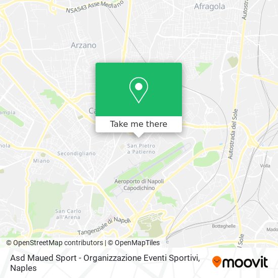Asd Maued Sport - Organizzazione Eventi Sportivi map