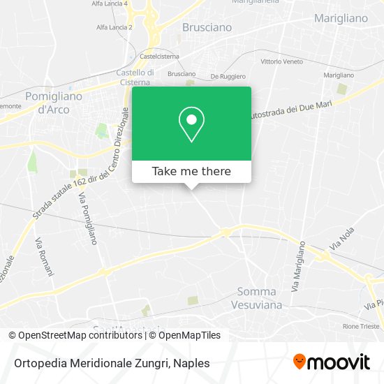 Ortopedia Meridionale Zungri map