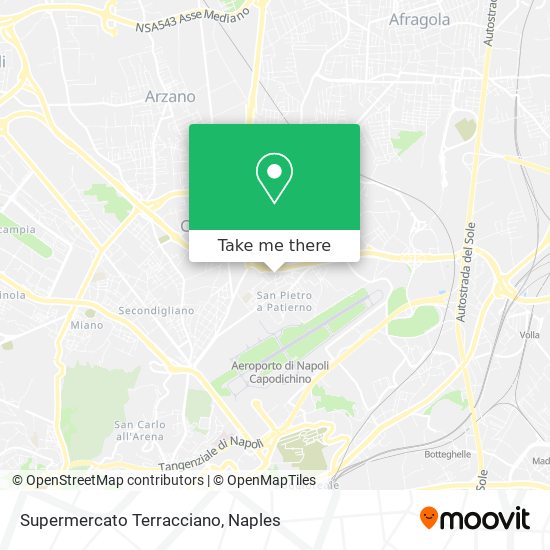 Supermercato Terracciano map