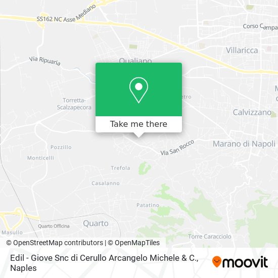 Edil - Giove Snc di Cerullo Arcangelo Michele & C. map