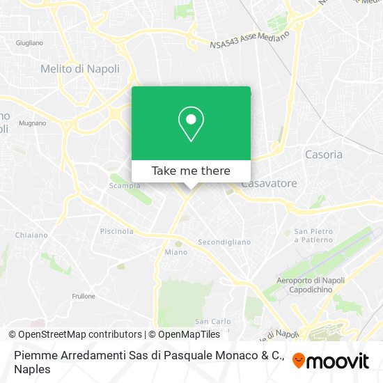 Piemme Arredamenti Sas di Pasquale Monaco & C. map