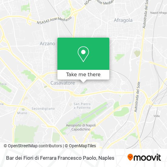 Bar dei Fiori di Ferrara Francesco Paolo map