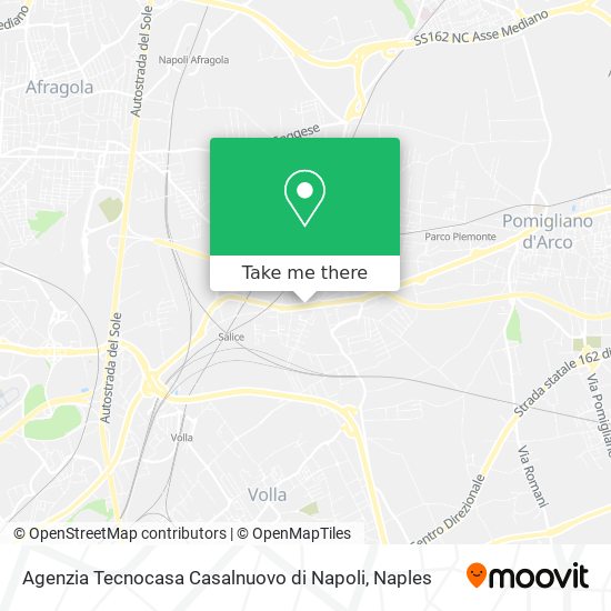 Agenzia Tecnocasa Casalnuovo di Napoli map