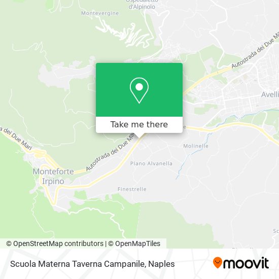 Scuola Materna Taverna Campanile map