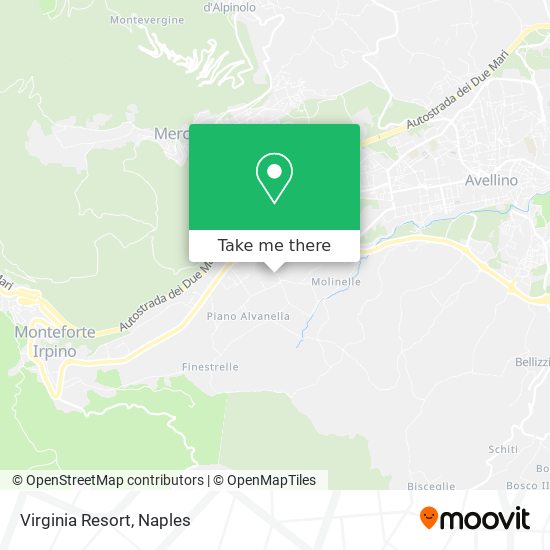 Virginia Resort map