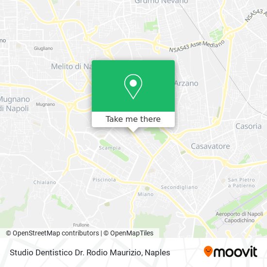 Studio Dentistico Dr. Rodio Maurizio map