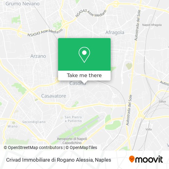 Crivad Immobiliare di Rogano Alessia map