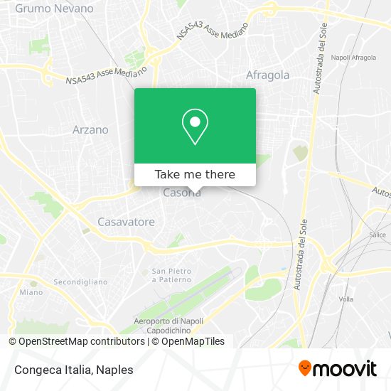 Congeca Italia map