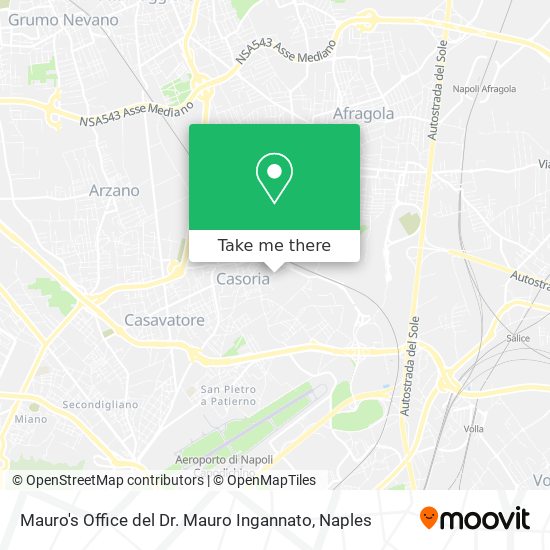 Mauro's Office del Dr. Mauro Ingannato map