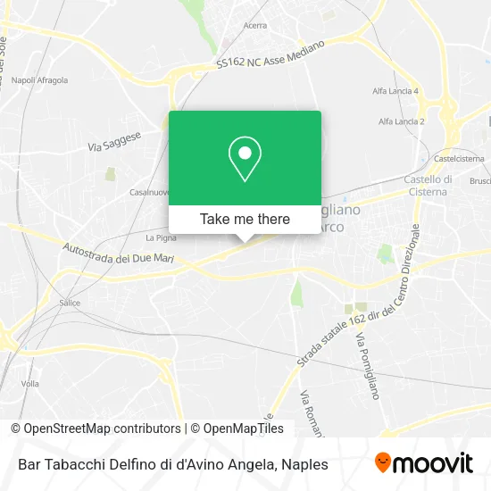 Bar Tabacchi Delfino di d'Avino Angela map