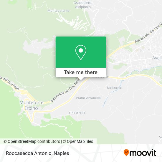 Roccasecca Antonio map
