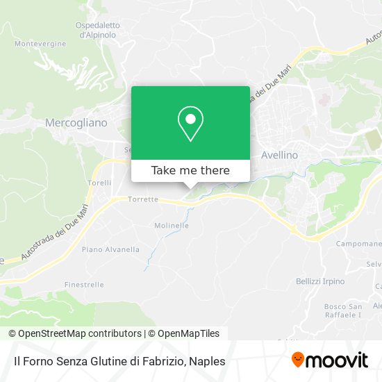 Il Forno Senza Glutine di Fabrizio map