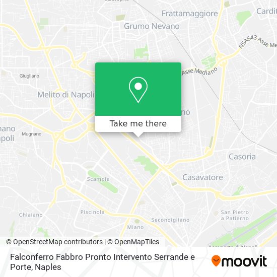 Falconferro Fabbro Pronto Intervento Serrande e Porte map