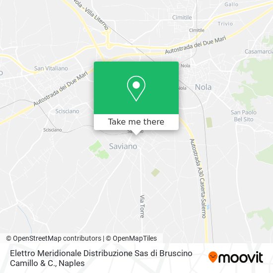 Elettro Meridionale Distribuzione Sas di Bruscino Camillo & C. map