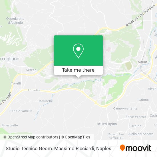 Studio Tecnico Geom. Massimo Ricciardi map