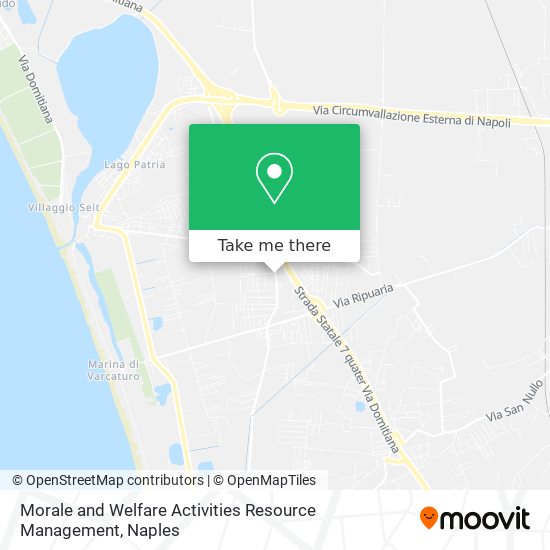 Morale and Welfare Activities Resource Management map