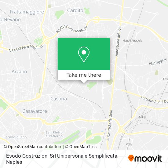 Esodo Costruzioni Srl Unipersonale Semplificata map