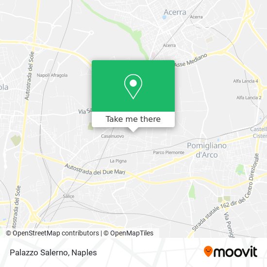 Palazzo Salerno map