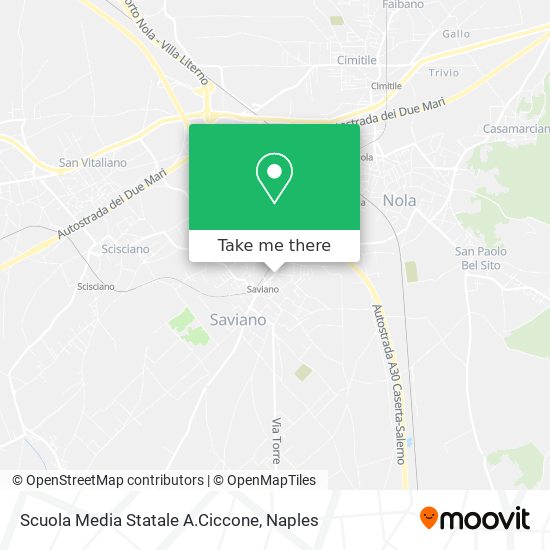 Scuola Media Statale A.Ciccone map