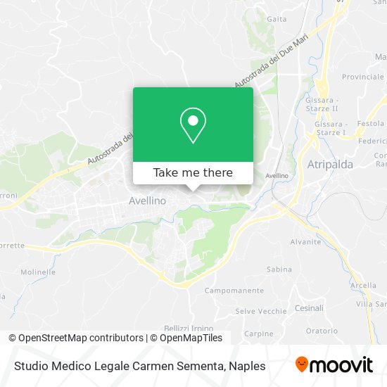 Studio Medico Legale Carmen Sementa map