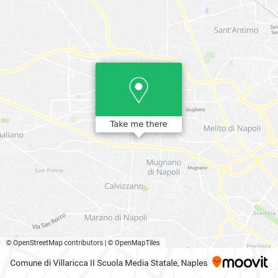 Comune di Villaricca II Scuola Media Statale map