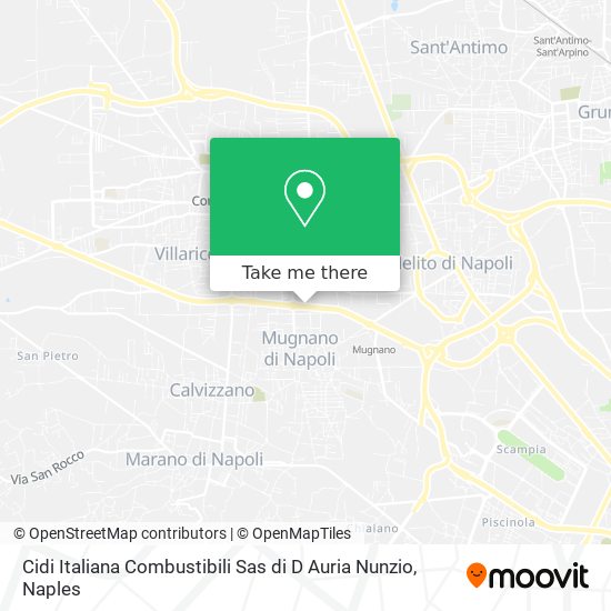 Cidi Italiana Combustibili Sas di D Auria Nunzio map