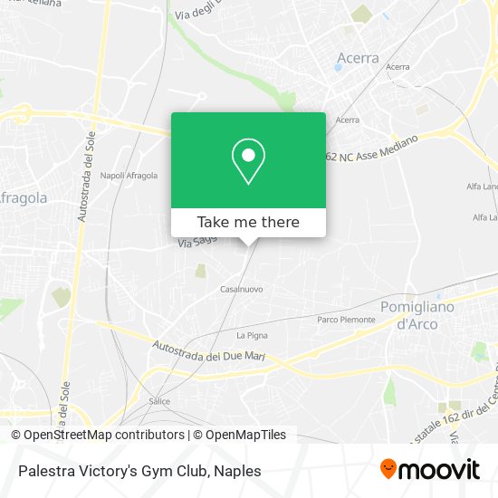 Palestra Victory's Gym Club map