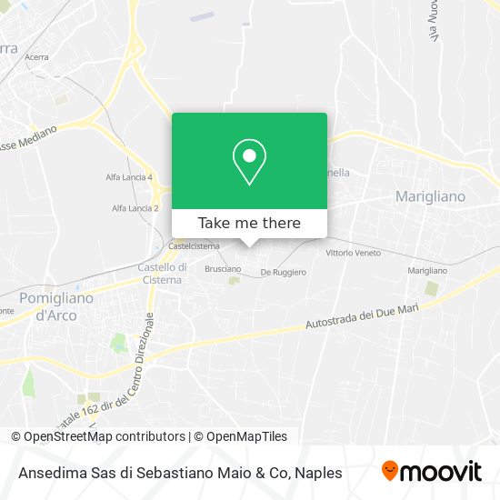 Ansedima Sas di Sebastiano Maio & Co map
