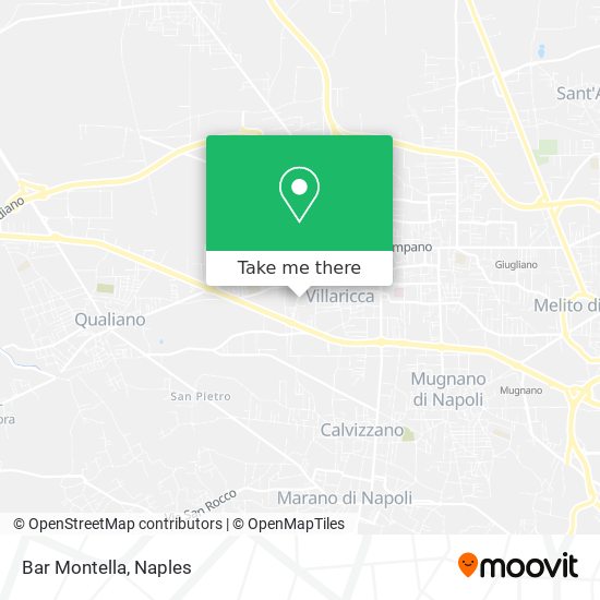 Bar Montella map