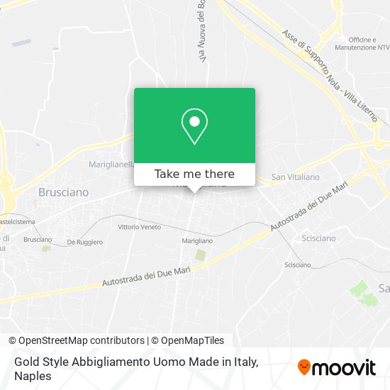 Gold Style Abbigliamento Uomo Made in Italy map