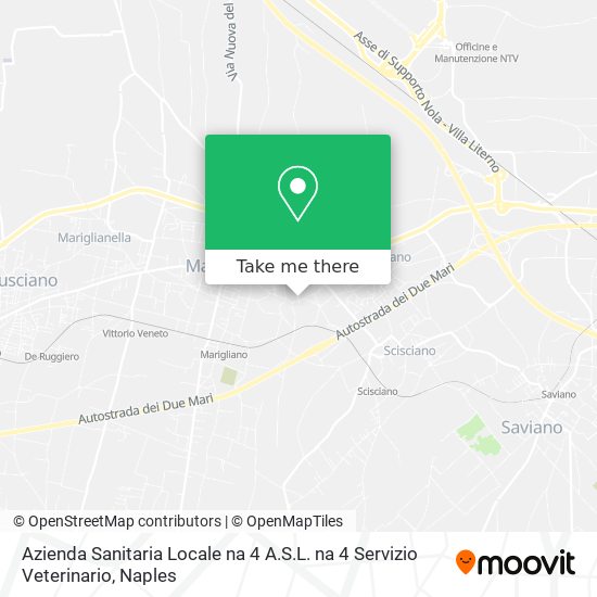 Azienda Sanitaria Locale na 4 A.S.L. na 4 Servizio Veterinario map