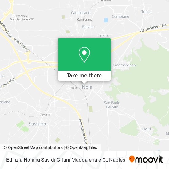 Edilizia Nolana Sas di Gifuni Maddalena e C. map