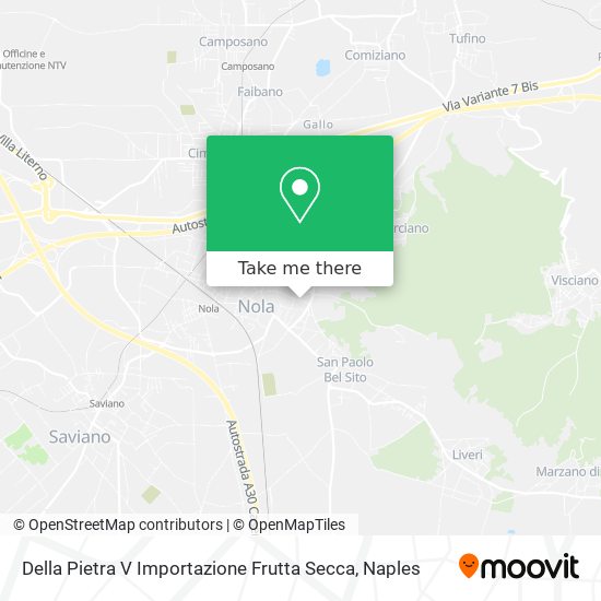 Della Pietra V Importazione Frutta Secca map