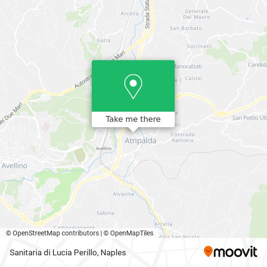 Sanitaria di Lucia Perillo map