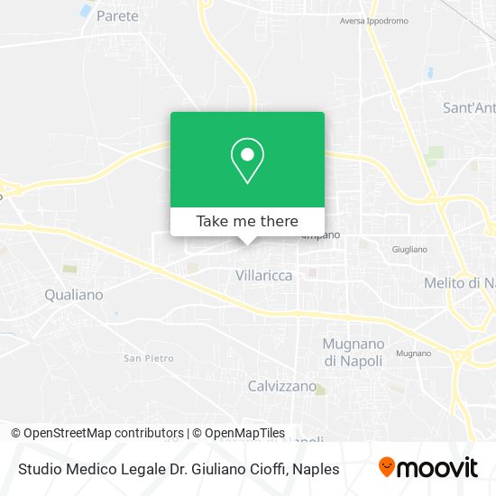 Studio Medico Legale Dr. Giuliano Cioffi map