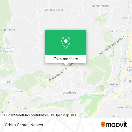 Orbita Center map