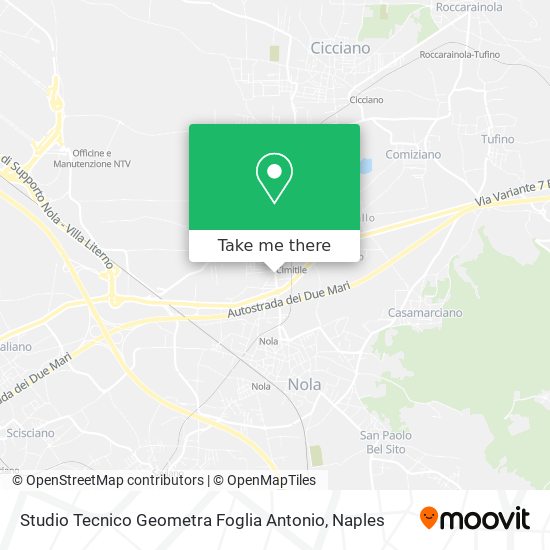 Studio Tecnico Geometra Foglia Antonio map