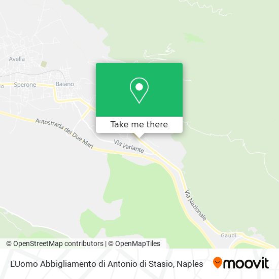 L'Uomo Abbigliamento di Antonio di Stasio map